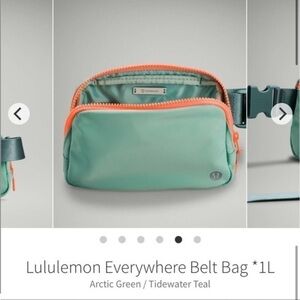 Lululemon Beltbag Arctic Teal/Tidewater Teal